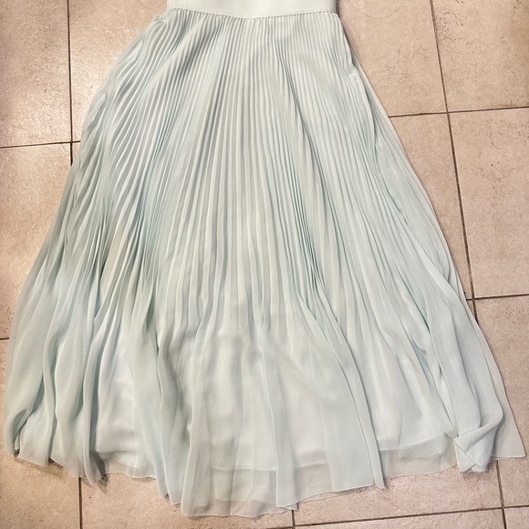 Aritzia Twirl Pleated Skirt, XS, mint green - Picture 11 of 11